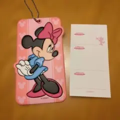 東京ディズニーランド ミニーマウス パスケース ネームタグケース