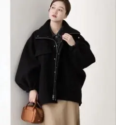 plage 撥水tailored puff コート 38サイズ 一度着用 - メルカリ