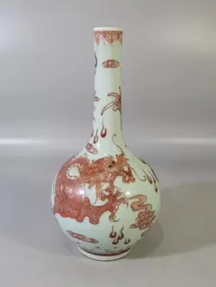 中国　釉裏紅　鳳紋瓶　大明洪武年製銘　高さ34.3cm 送料込み260406 中国 釉裏紅 鳳紋瓶 大明洪武年製銘 高さ34.3cm 送料込み260406 - メルカリ