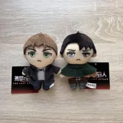 進撃の巨人 リヴァイ エレン 劇場版 完結編 ぬいぐるみキーホルダー