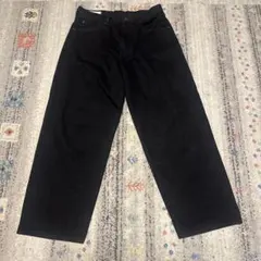 gap スーパーバギーパンツ　スーパーバギーデニム ブラック　31 32