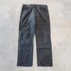 Lee リー 200 W34 ブラックデニム 黒 古着 ボトム 18964