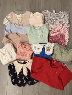 80cm 女の子　長袖　17点　まとめ売り