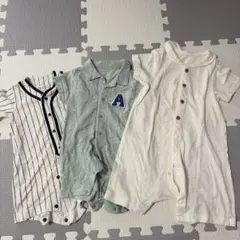 半袖ロンパース アプレレクール ユニクロ 3点セット