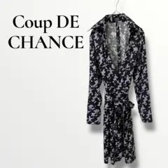 Coup DE CHANCE クードシャンス　シャツワンピース　幾何学模様　38のサムネイル