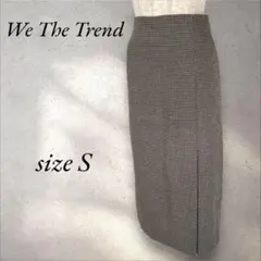 【We The Trend】千鳥格子柄　タイトスカート　韓国服　Ｓサイズ