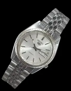 稼働品SEIKO 5 7S26−3110フルーテッド自動巻 メン 腕時計シルバーのサムネイル