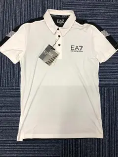 新品★EA7 半袖ポロシャツ　白系のサムネイル