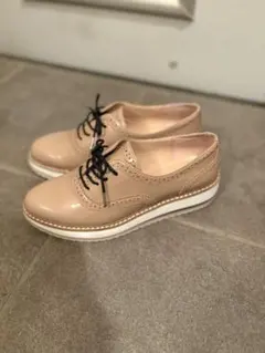 ZARA ピンクローファー