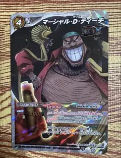 絶版 マーシャル・D・ティーチ 黒ひげ ミラクルバトルカードダス