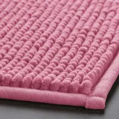 新品・未使用 トフトボー バスマット ピンク メランジ 40x60cm イケアのサムネイル