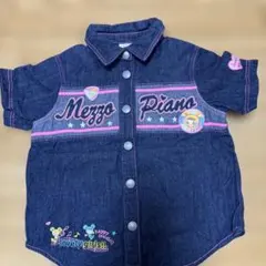 Mezzo Piano 半袖デニムシャツ　110