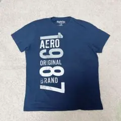 Aeropostale AERO 1987 Tシャツ ネイビー Lのサムネイル