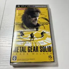 メタルギアソリッド ピースウォーカー　チラシ付き　PSPソフト