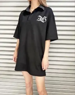 EGOIST エゴイスト EG刺繍ラガーワンピース ブラックのサムネイル