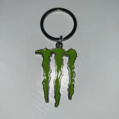 Monster ロゴ キーホルダー 緑