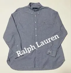 ラルフローレン ギンガムチェックシャツ マルチポニー ビッグシルエット
