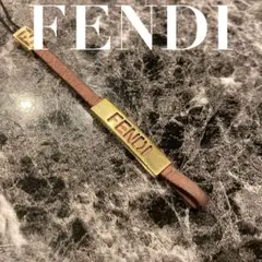 【ヴィンテージ】フェンディ　ストラップ　チャーム　キーホルダー　ロゴ金具