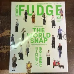 men's FUDGE 2025年 8月号