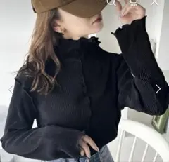 前後2WAY メロー プリーツ 無地 長袖 2WAY シャツ・ブラウス