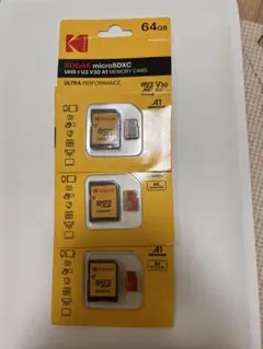Kodak microSDXC 64GB 3個セット