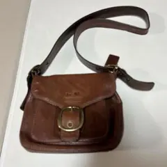 ⭐︎COACH⭐︎ブラウンレザーショルダーバッグ