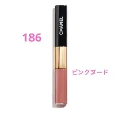 ロゴ巾着ポーチ付】CHANEL ル ルージュ デュオ ウルトラトゥニュ 186