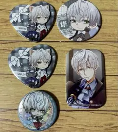 【訳あり】ツキウタ。 SHUN 缶バッジ 5個セット