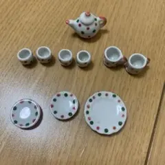 ミニチュア　陶器　食器セット　シルバニアにも♡