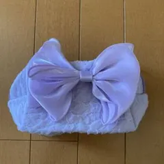 リボン付きポーチ