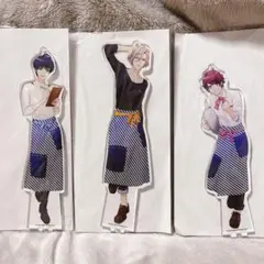A3! アニメイトカフェ BIGアクリルスタンドキーホルダー 3点セット