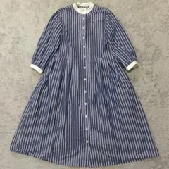 SUNNY CLOUDS bonpon511 ストライプシャツワンピ CH42のサムネイル