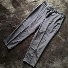 GUジーユー　メンズテーパードパンツ スラックス　ブラウン　Lサイズ