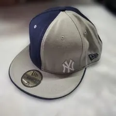 ニューエラ　ニューヨークヤンキース　グレー　ネイビー　7 1/2サイズ