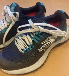 美品　限定価格THE NORTH FACE スニーカー グレー/ターコイズ23㎝