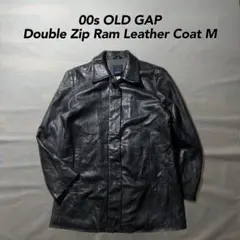 00s OLDGAP オールドギャップ ダブルジップ レザーコート ジャケット