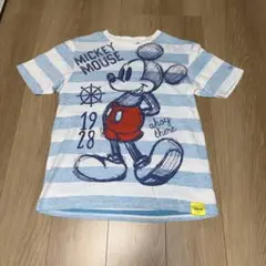 値下げ！【断捨離◦古着】ミッキーマウス ストライプ Tシャツ 1928年