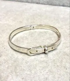 バングル シルバー 925 MEXICO メキシコ ハンドメイド link 希少 バングル ブレスレット メキシカン ジュエリー ヴィンテージ