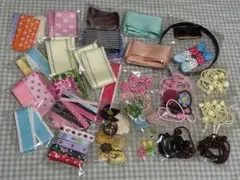 手芸素材セット ヘアゴム リボン カチューシャ