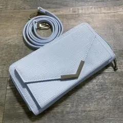 スマホショルダー　お財布ポシェット　お財布ショルダー　長財布　ショルダーバッグ