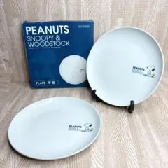 PEANUTS SNOOPY & WOODSTOCK プレート 平皿 2枚セット