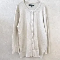 ELLEN TRACY エレントレーシー カーディガン ベージュ 【L】