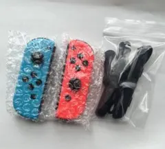 Nintendo Switch Joy-Con 青 赤 ストラップ付き