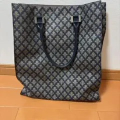 Patrick cox 本革 トートバッグ ネイビーゴールドキングサイズ美品