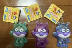 それいけ！アンパンマンシャカシャカクリアキーホルダー　ばいきんまん　３個