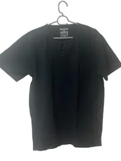 OshKosh ヘンリーネック 半袖 Tシャツ 黒 メンズ Mサイズのサムネイル