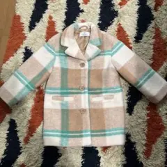 H&M チェックコート 100