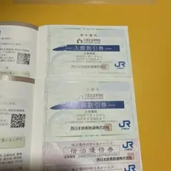 JR西日本グループ株主優待割引券のサムネイル