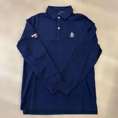 Munsingwear ネイビー ポロシャツ Lのサムネイル