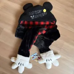 MINISO ミッキー　マフラーキャップ　新品　ディズニー　ミニソ　中国限定